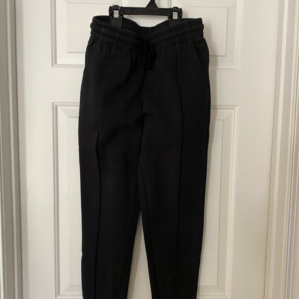 NWOT SILENCE + NOISE Tapered Casual Pant Cotton Blend Elastic Waist Sz XS
